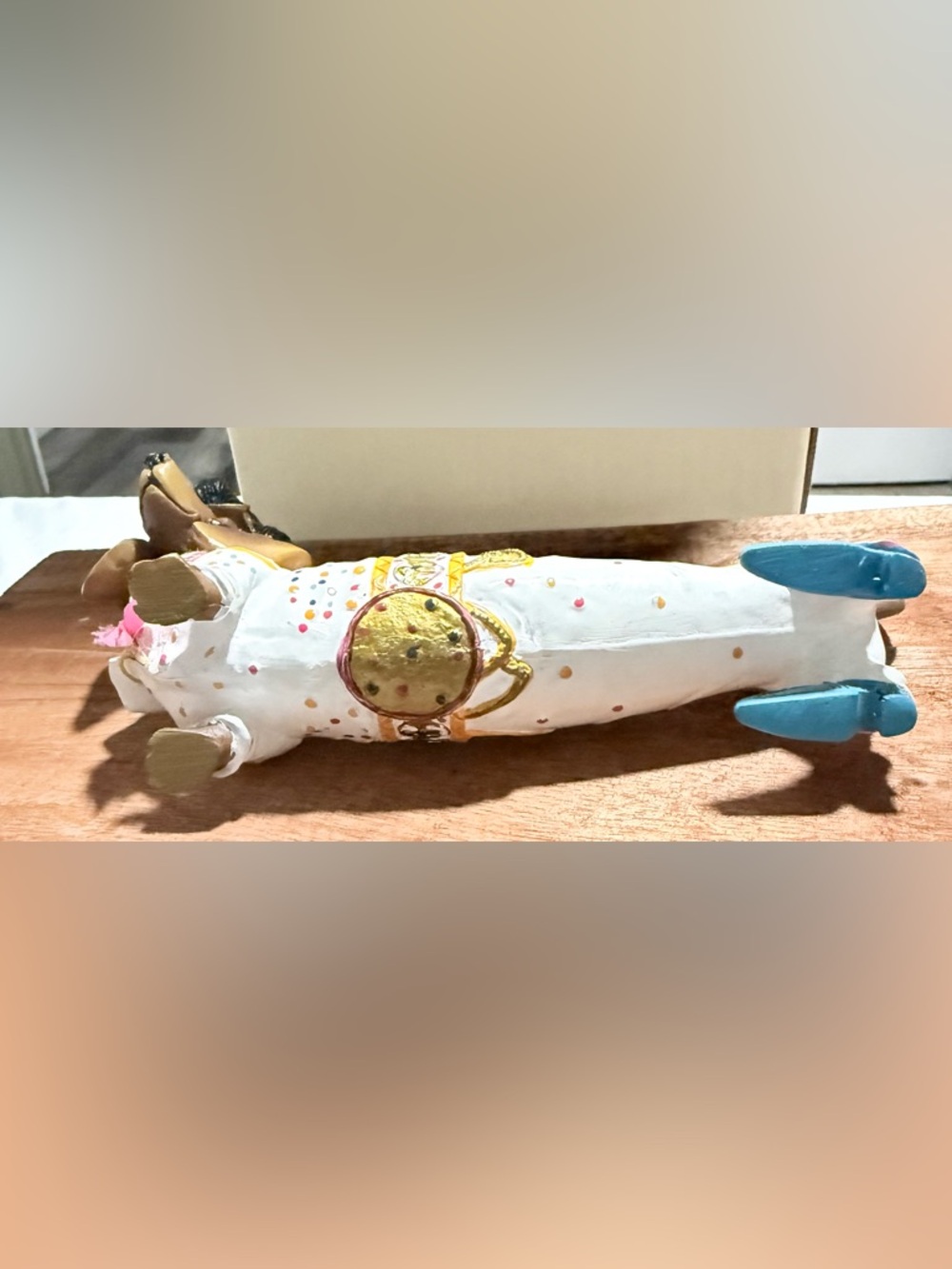 Hamilton  Collection The King Weiner Elvis Dachshund Figurine Doxie Dog  7” Long - Picture 6 of 6